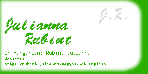 julianna rubint business card